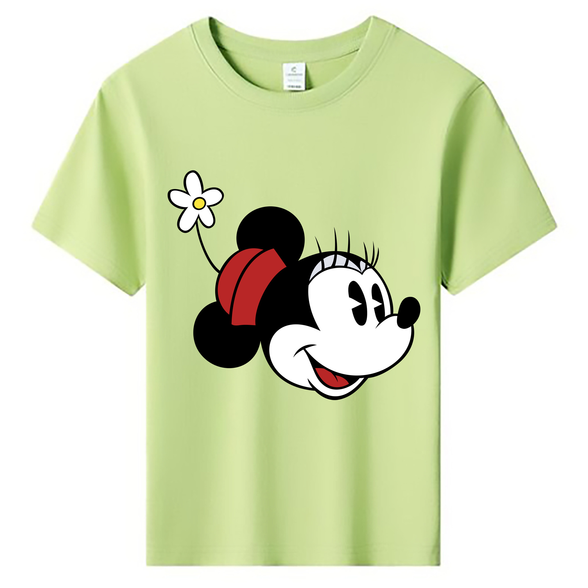 ミッキーマウス Mickey Mouse 綿100％キッズTシャツ（フロントプリント）